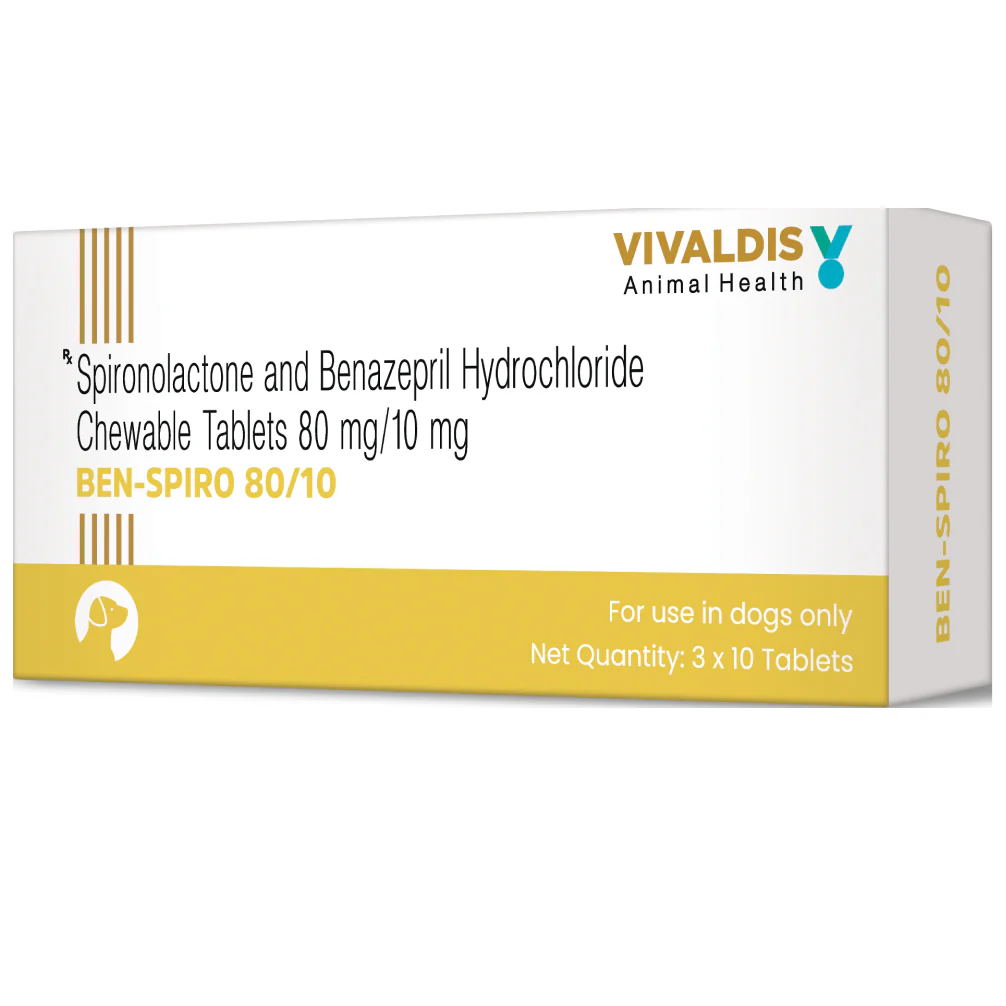 Vivaldis Ben Spiro (Spironolactone & Benzepril) Tablets for Dogs - Image 6