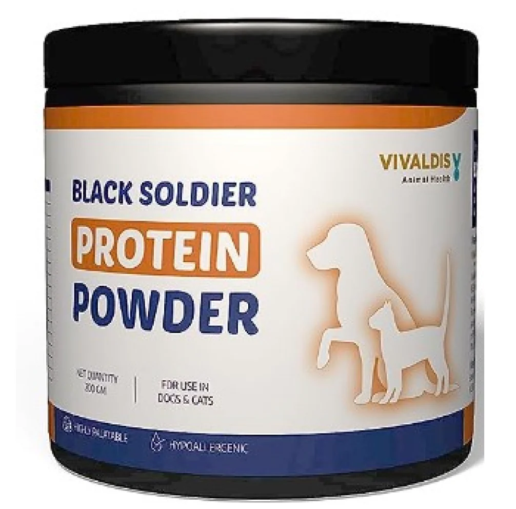 Vivaldis Black Soldier Protein Powder for Dogs and Cats (200g) - Image 2