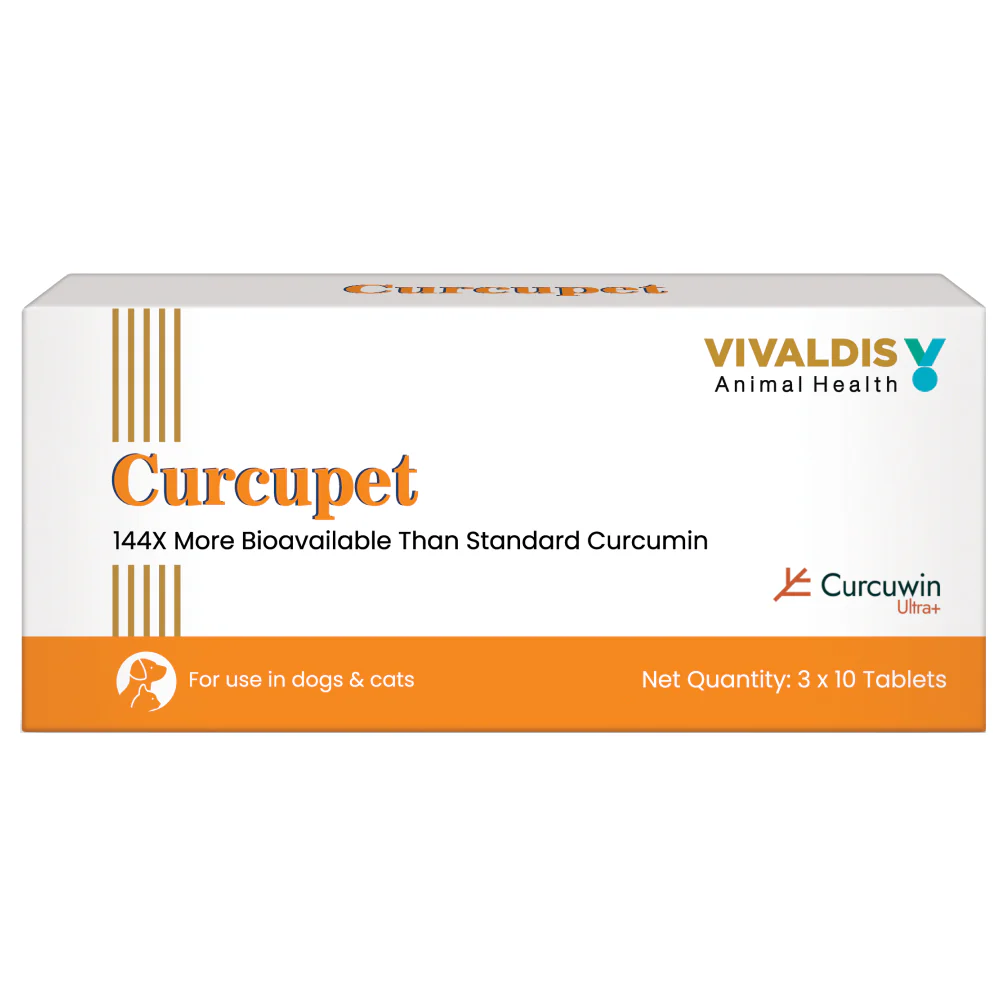 Vivaldis Curcupet (Curcumin) for Dogs & Cats (pack of 30 tablets) - Image 3