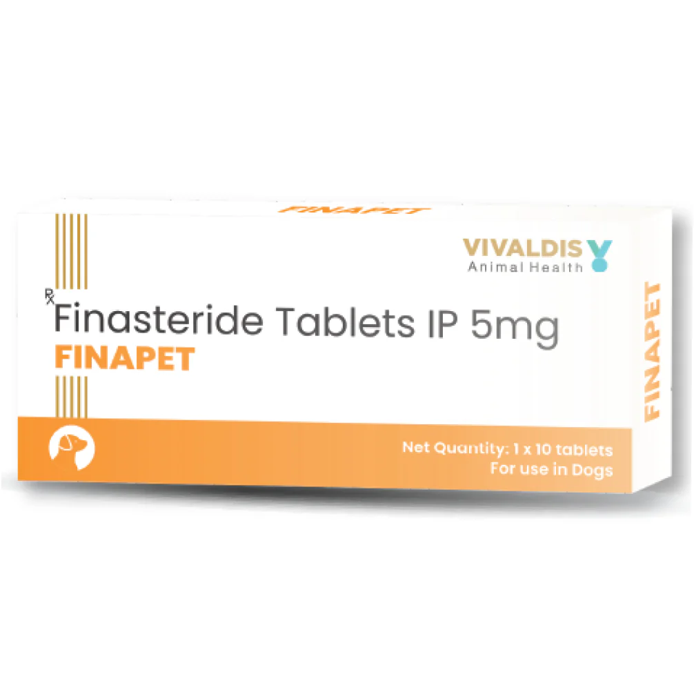 Vivaldis Finapet 5mg Tablets (Finasteride) for Dogs (pack of 10 Tablets) - Image 2