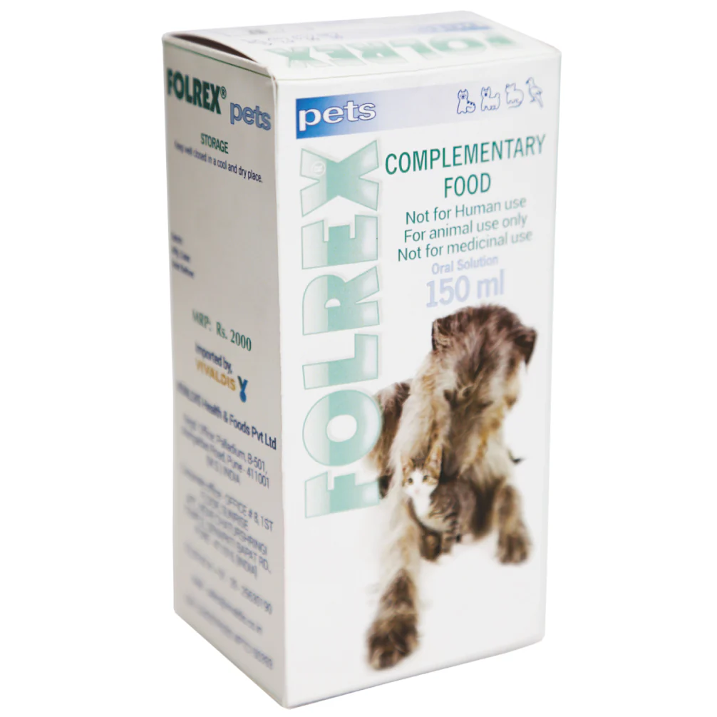 Vivaldis Folrex Pet Syrup for Dogs and Cats (150ml) - Image 2