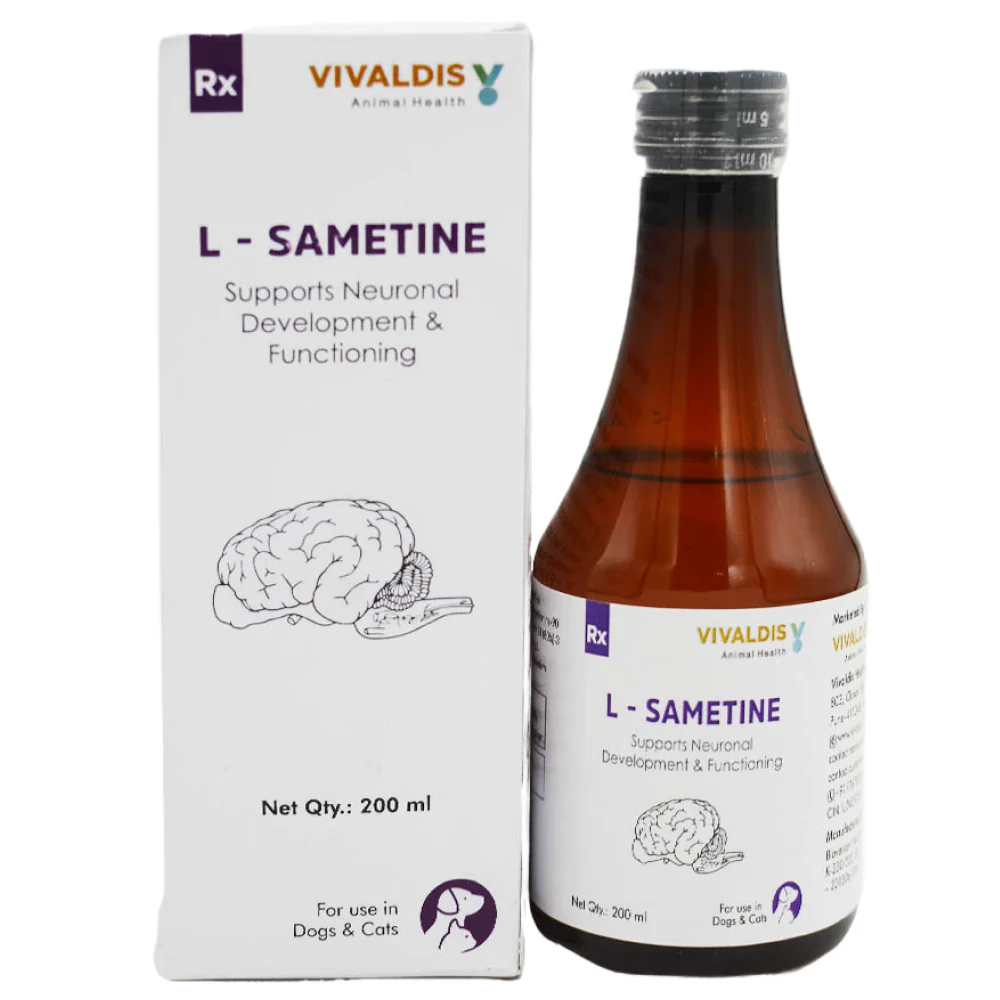 Vivaldis L Sametine Syrup for Dogs and Cats (200ml) - Image 4