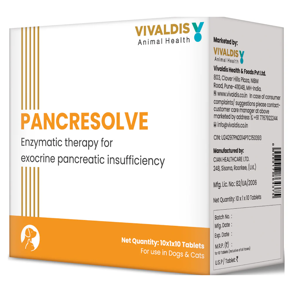 Vivaldis Pancresolve Tablet for Dogs and Cats - Image 3