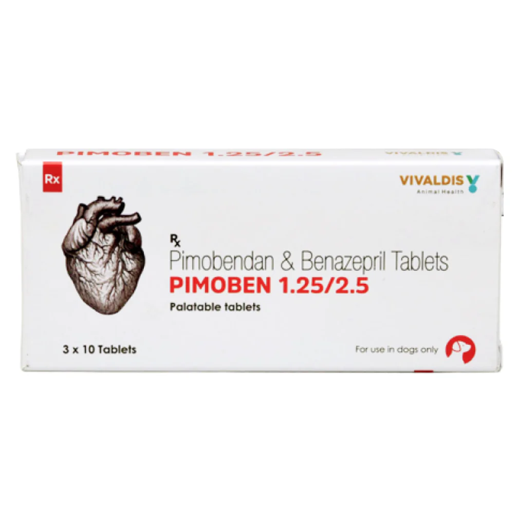 Vivaldis Pimoben 1.25/2.5mg (pimobendan & benazepril) Tablet for Dogs - Image 4
