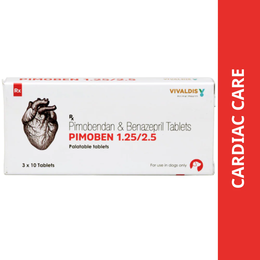 Vivaldis Pimoben 1.25/2.5mg (pimobendan & benazepril) Tablet for Dogs - Image 5