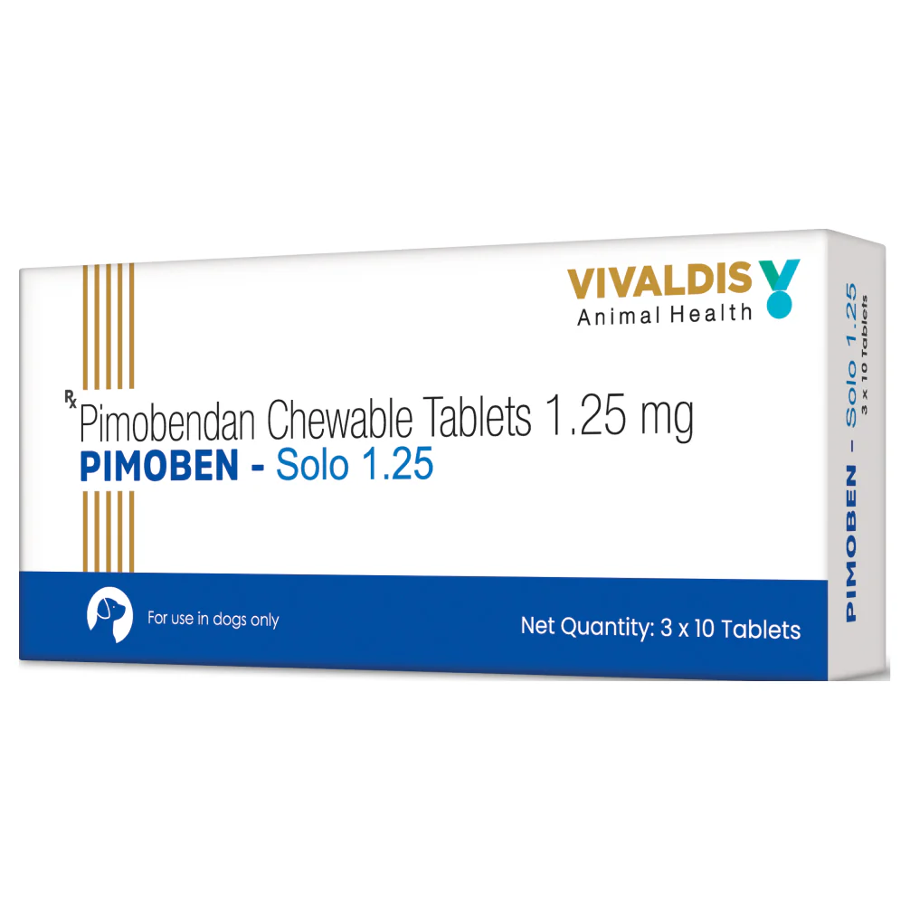 Vivaldis Pimoben (Pimobendan) Solo 1.25mg Tablet for Dogs - Image 2