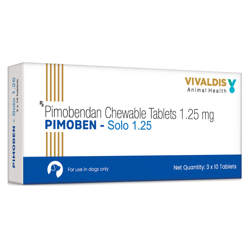 Vivaldis Pimoben (Pimobendan) Solo 1.25mg Tablet for Dogs - Image 3