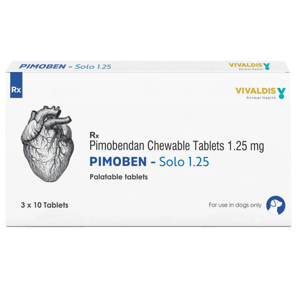 Vivaldis Pimoben (Pimobendan) Solo 1.25mg Tablet for Dogs - Image 5