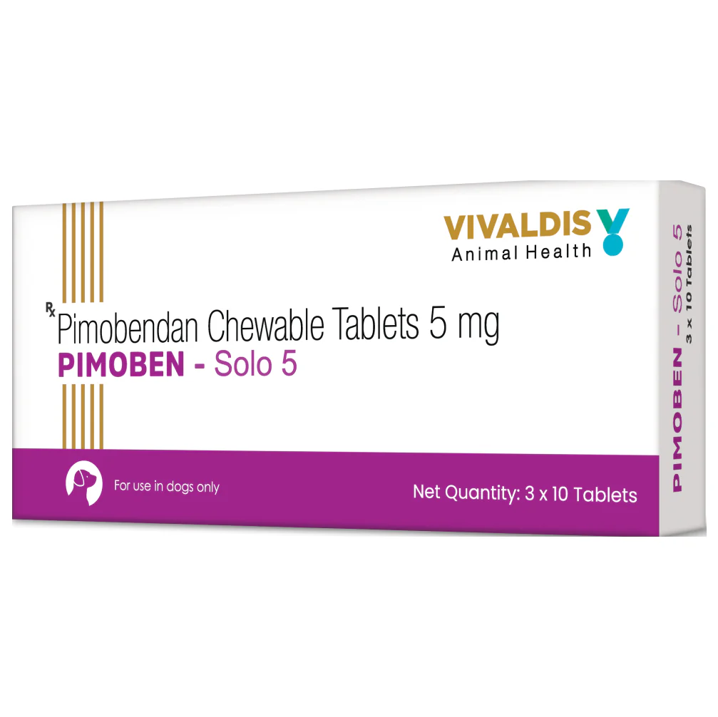 Vivaldis Pimoben (Pimobendan) Solo 5mg Tablet for Dogs - Image 3
