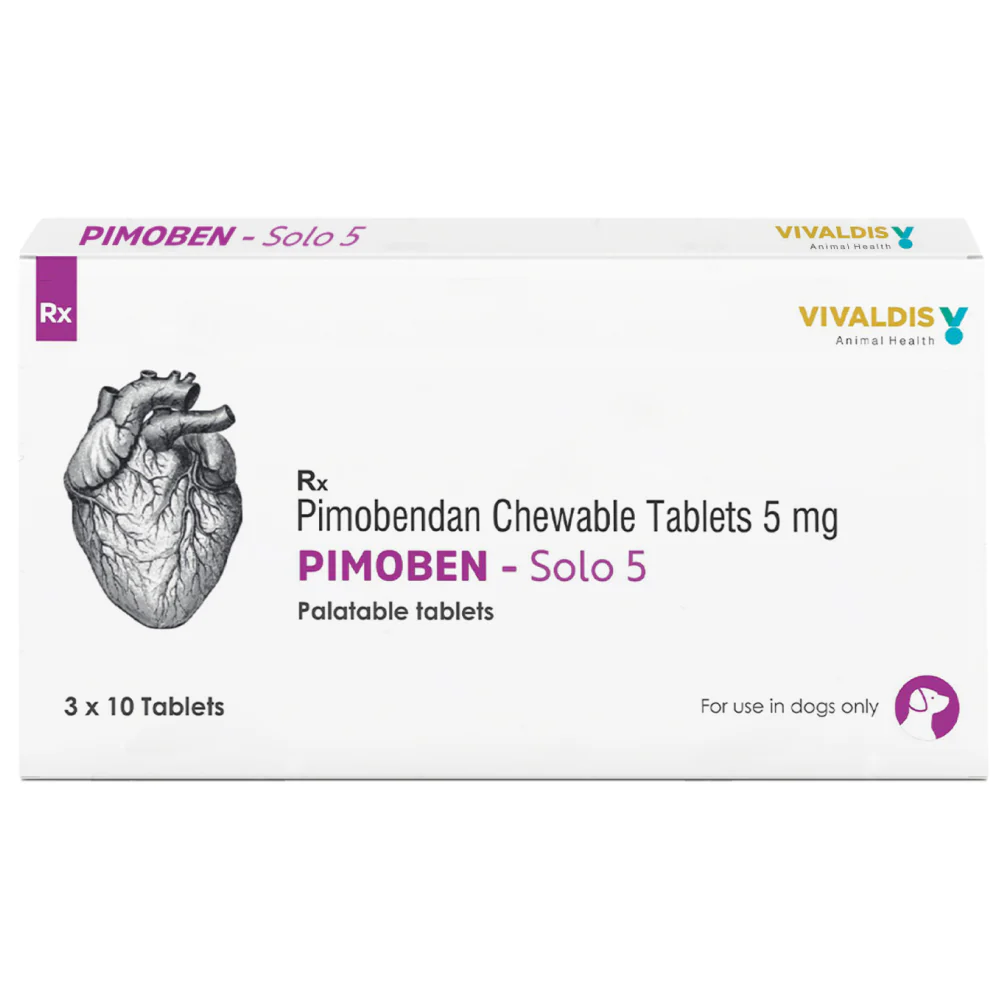 Vivaldis Pimoben (Pimobendan) Solo 5mg Tablet for Dogs - Image 5