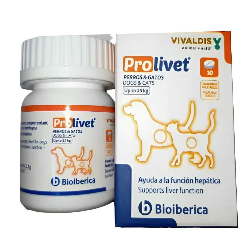 Vivaldis Prolivet Tablet for Medium Dogs and Cats (pack of 10 tablets) - Image 2