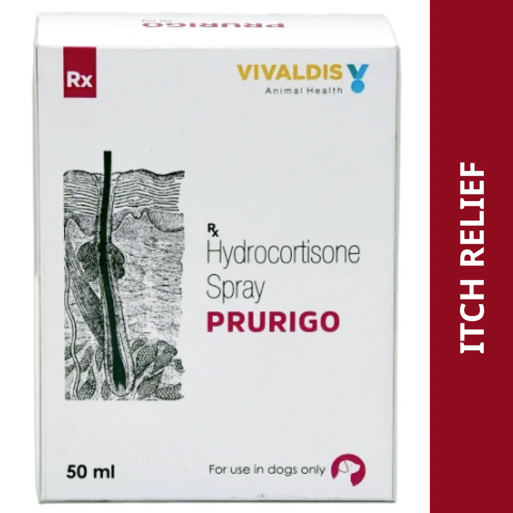 Vivaldis Prurigo (Hydrocortisone) Spray for Dogs & Cats (50ml) - Image 4