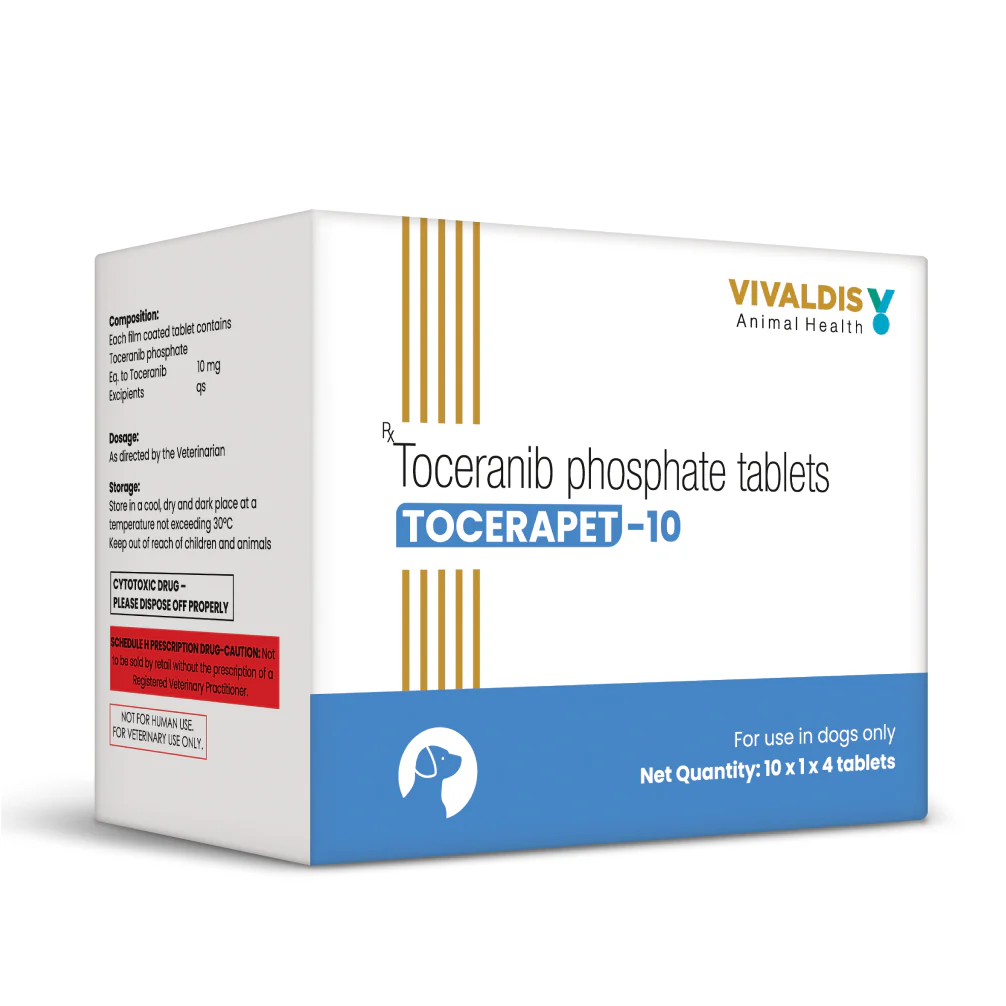 Vivaldis Tocerapet 10mg (Toceranib Phosphate) Tablets for Dogs - Image 2