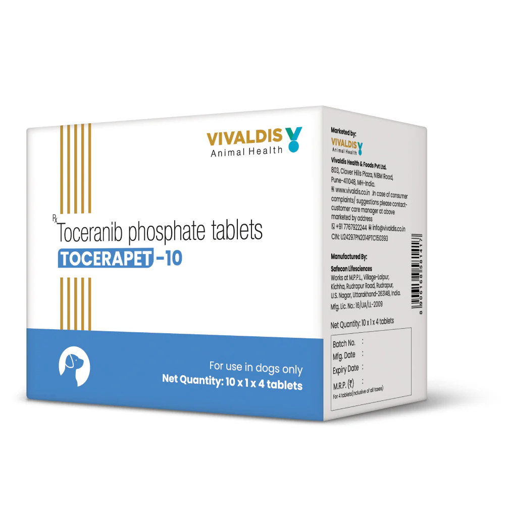Vivaldis Tocerapet 10mg (Toceranib Phosphate) Tablets for Dogs - Image 3