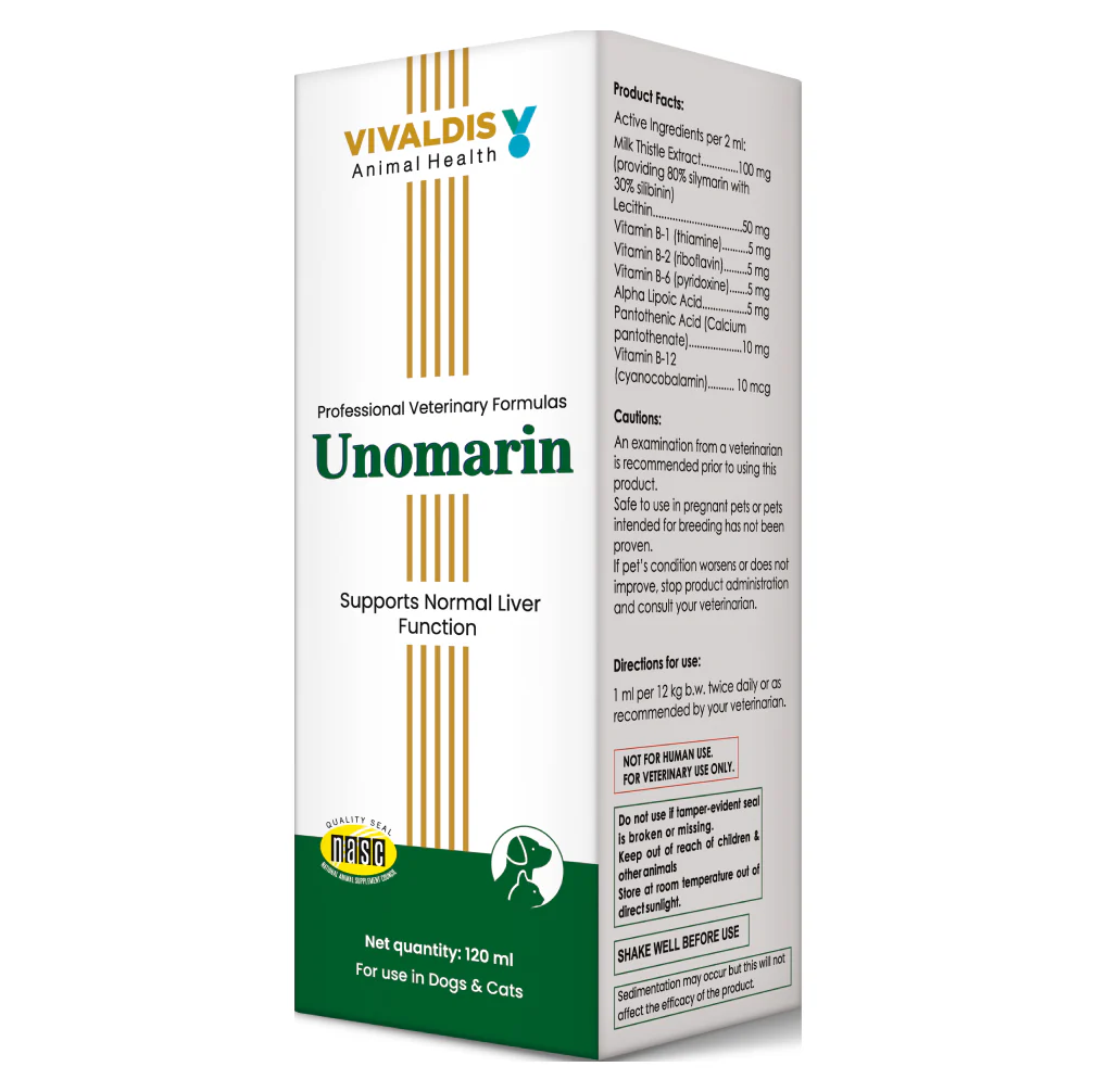 Vivaldis Unomarin Syrup for Dogs and Cats - Image 3