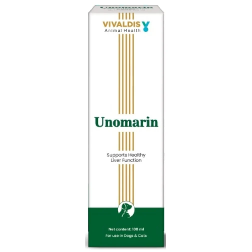Vivaldis Unomarin Syrup Liver Rejuvenator for Dogs & Cats - Image 2
