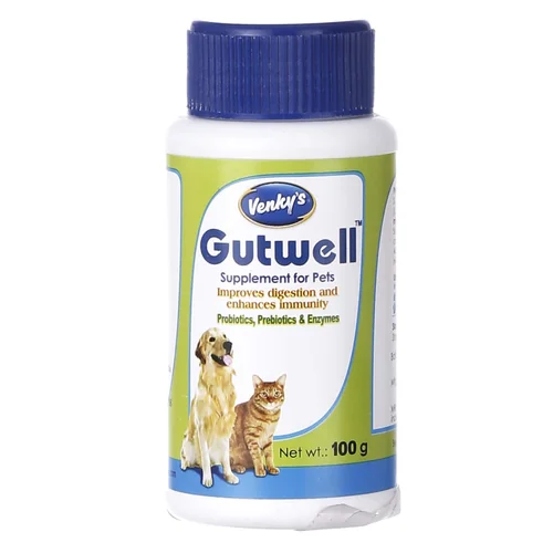 Vivaldis V Diet Gastrointestinal Dog Dry Food (2kg) and Venkys Gutwell Pre & Probiotics Gut Health Powder (100g) Combo - Image 3