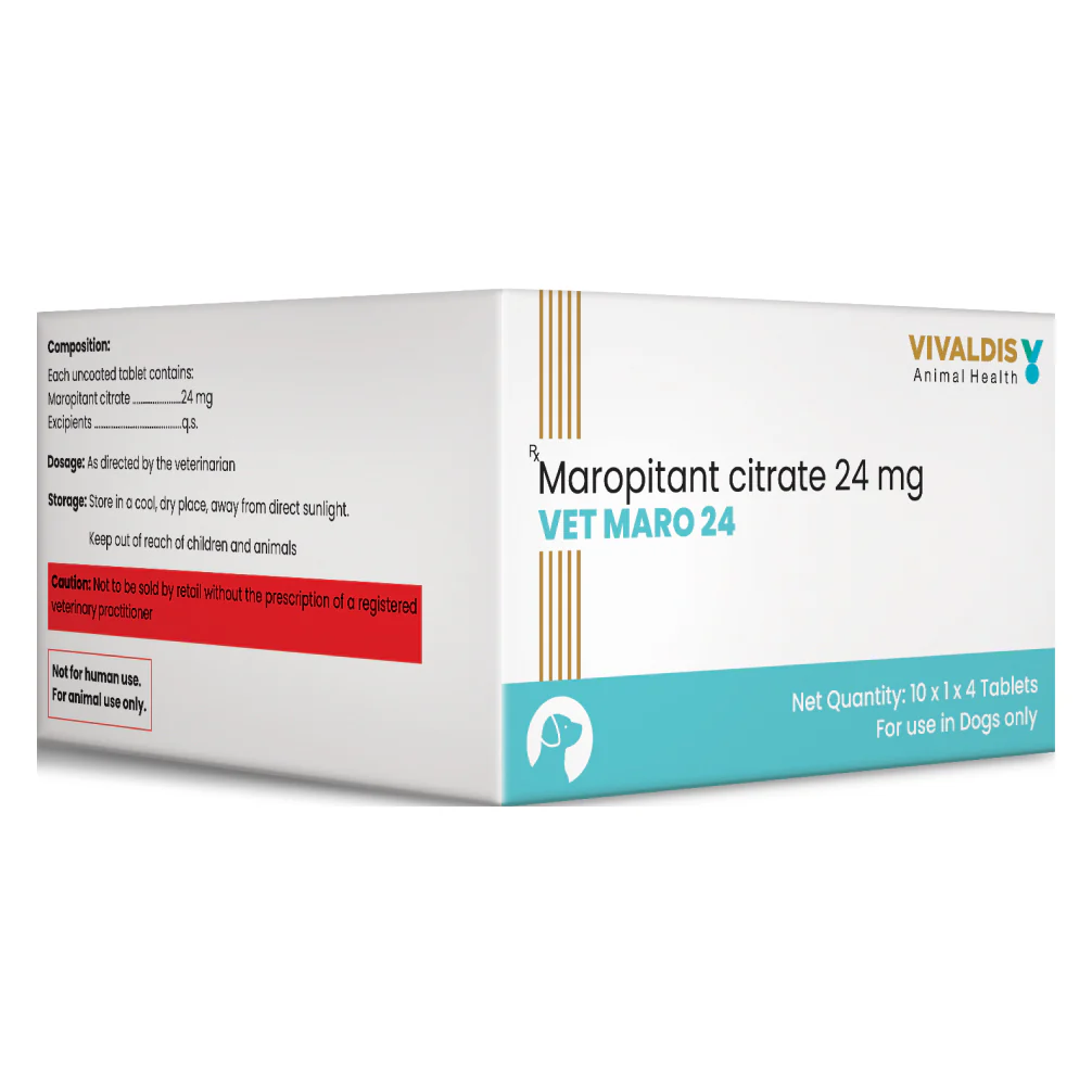 Vivaldis Vet Maro 24mg Tablets (Maropitant Citrate) for Dogs (pack of 4 Tablets) - Image 3