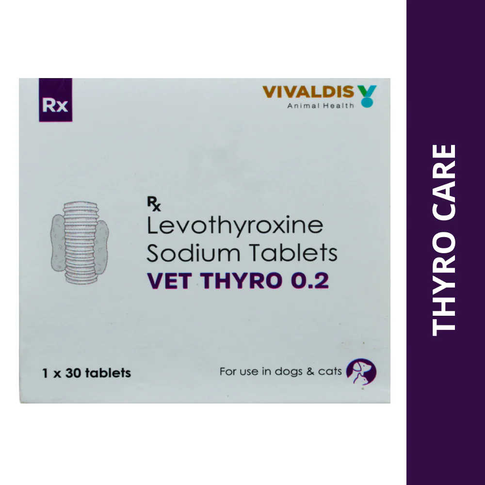 Vivaldis Vet Thyro 0.2 (Levothyroxine sodium) Tablets for Dogs and Cats - Image 4