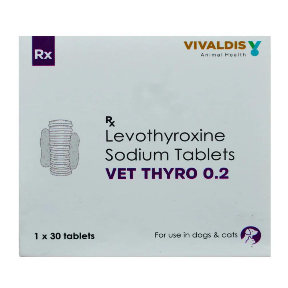 Vivaldis Vet Thyro 0.2 (Levothyroxine sodium) Tablets for Dogs and Cats - Image 6