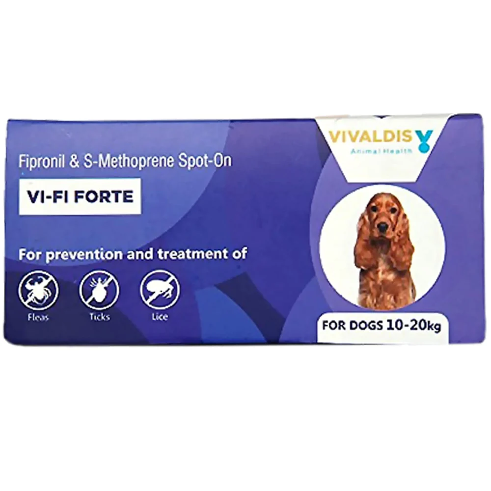Vivaldis Vi-Fi Forte Tick and Flea Control Spot On for Dogs - Image 3