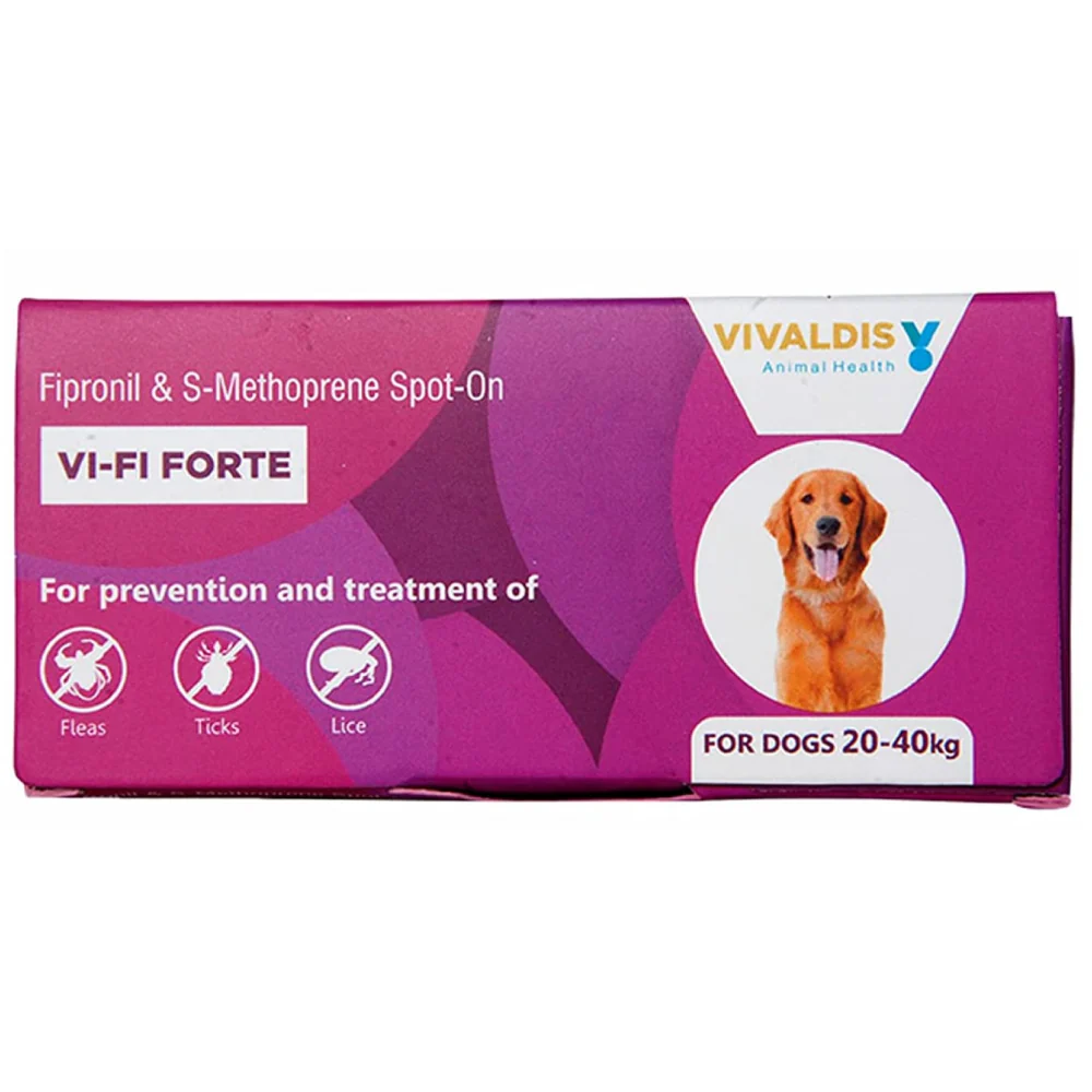 Vivaldis Vi-Fi Forte Tick and Flea Control Spot On for Dogs - Image 4