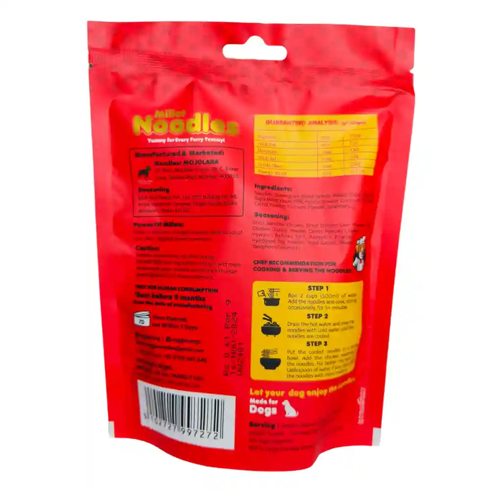 Waggie Wag Chicken Millet Noodles for Dogs - Image 4