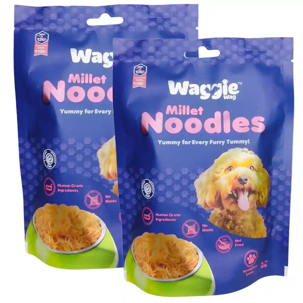 Waggie Wag Fish Millet Noodles for Dogs - Image 2