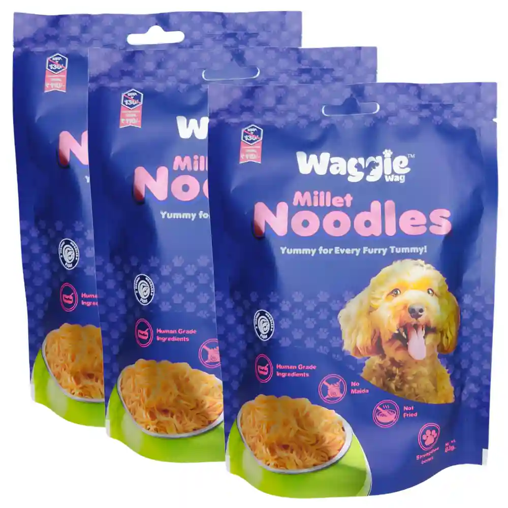 Waggie Wag Fish Millet Noodles for Dogs - Image 3