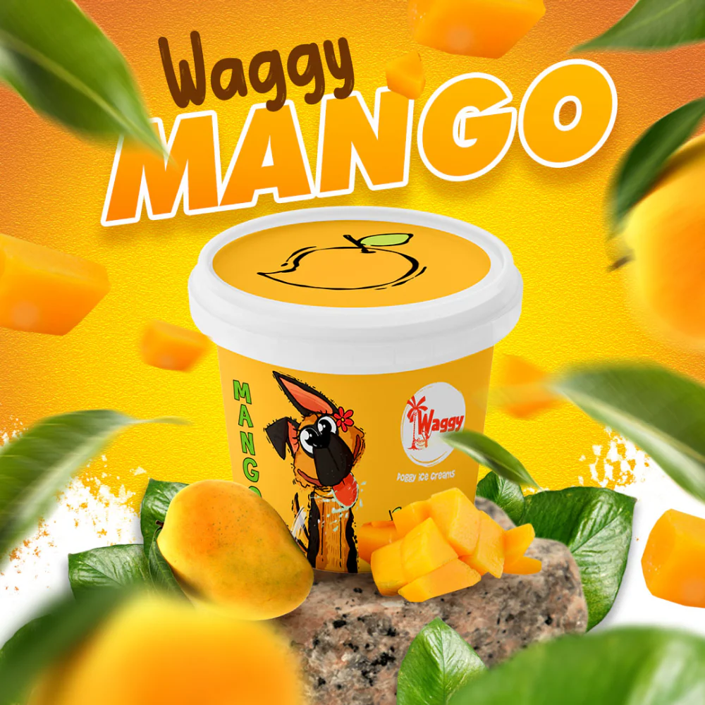 Waggy Zone Mango Ice Cream for Pets - Image 12