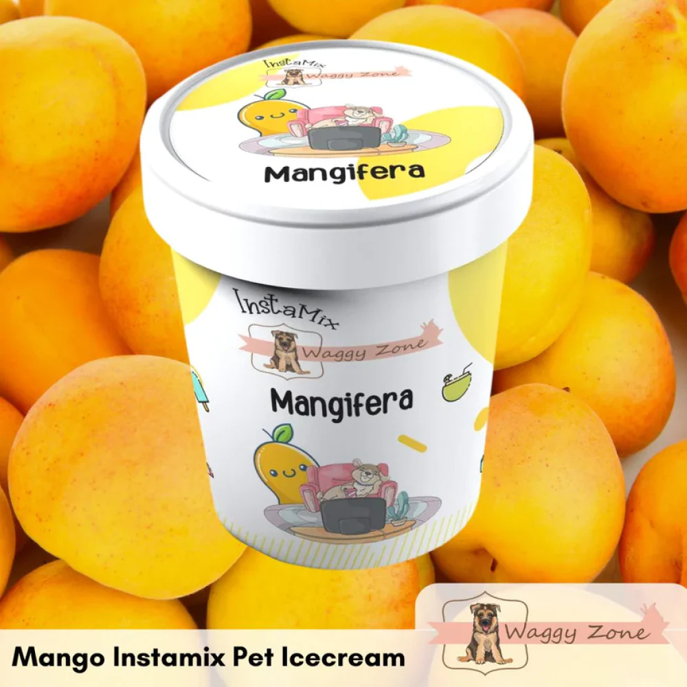 Waggy Zone Mango Ice Cream for Pets - Image 2