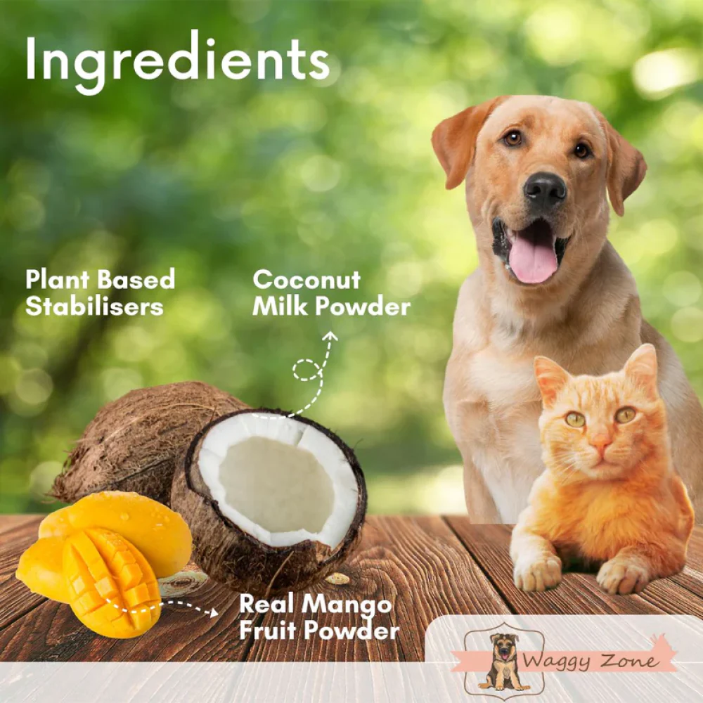 Waggy Zone Mango Ice Cream for Pets - Image 3
