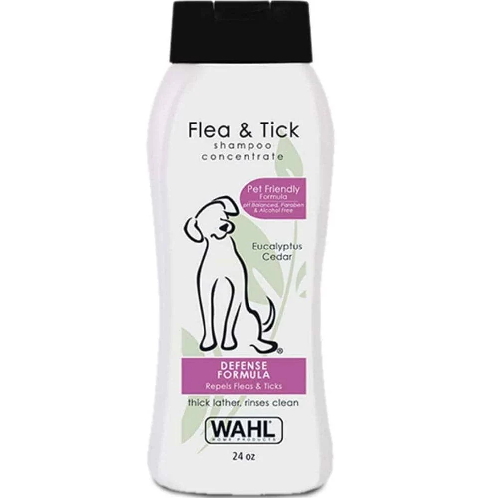 Wahl Flea Comb and Flea & Tick Eucalyptus Cedar Shampoo for Dogs Combo - Image 4