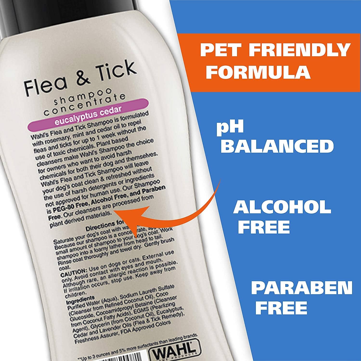 Wahl Flea Comb and Flea & Tick Eucalyptus Cedar Shampoo for Dogs Combo - Image 7