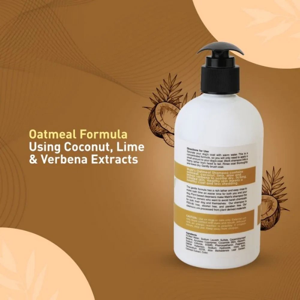 Wahl Oatmeal Shampoo for Dogs (Coconut Lime Verbana) - Image 6