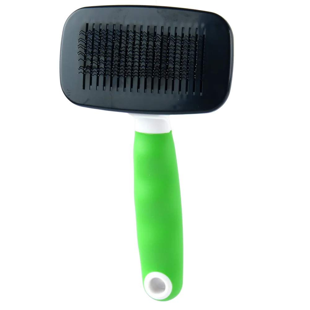 Wahl Self Cleaning Slicker Brush for Pets (Green) - Image 2