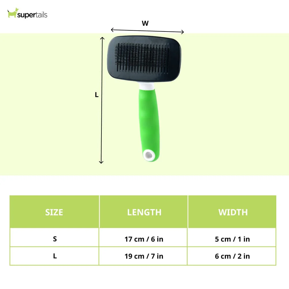 Wahl Self Cleaning Slicker Brush for Pets (Green) - Image 3