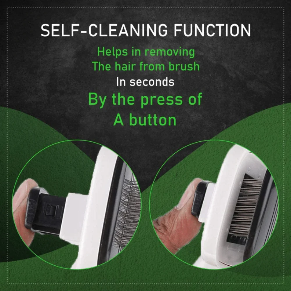 Wahl Self Cleaning Slicker Brush for Pets (Green) - Image 8
