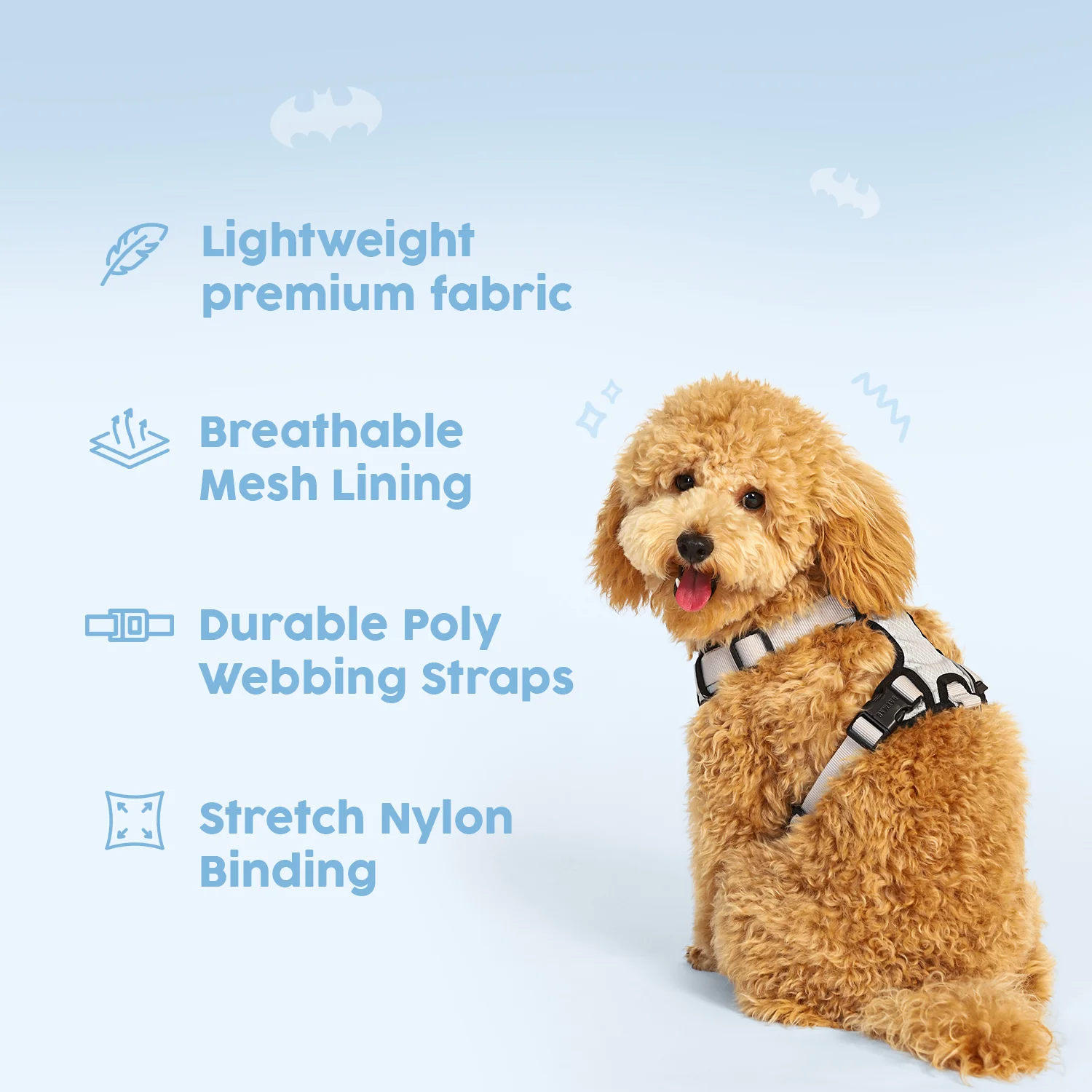 Warner Bros Batman Harness for Dogs and Cats - Image 3