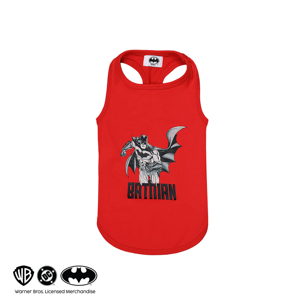 Warner Bros Batman T Shirt for Dogs and Cats (Red) - Image 2