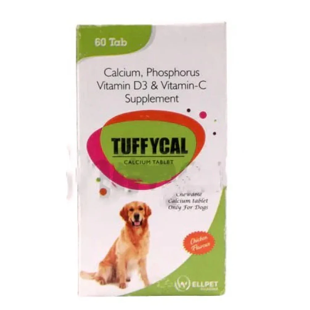 Wellpet Tuffycal Tablet Calcium Supplement for Dogs - Image 2