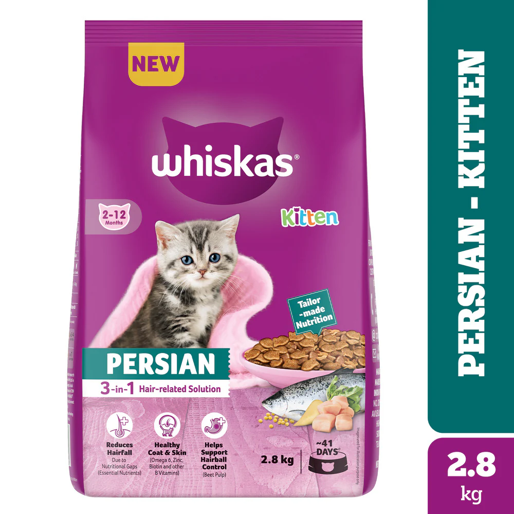 Whiskas (2 to 12 months) Persian Kitten Cat Dry Food - Image 5