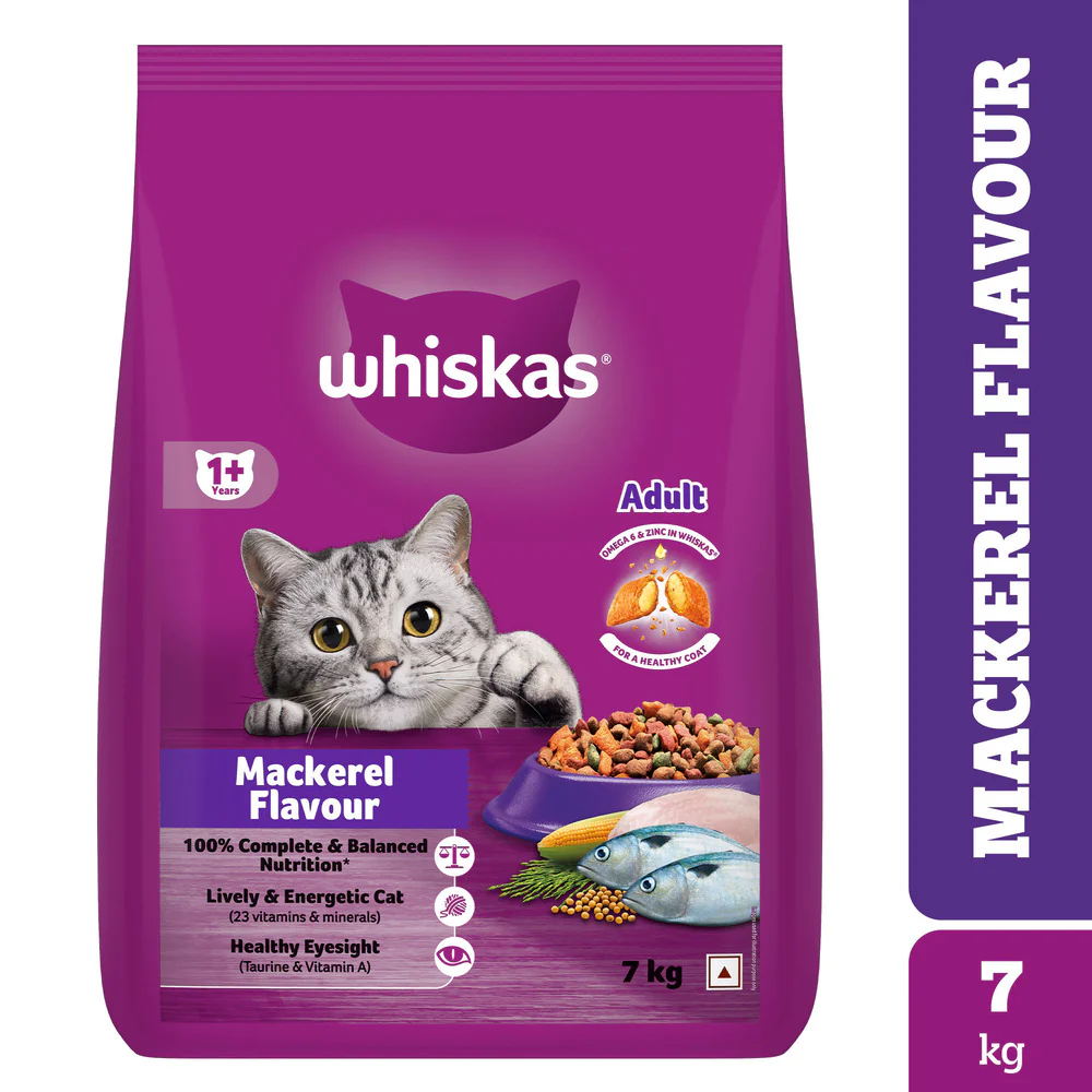Whiskas Mackerel Flavour Adult Cat Dry Food - Image 19