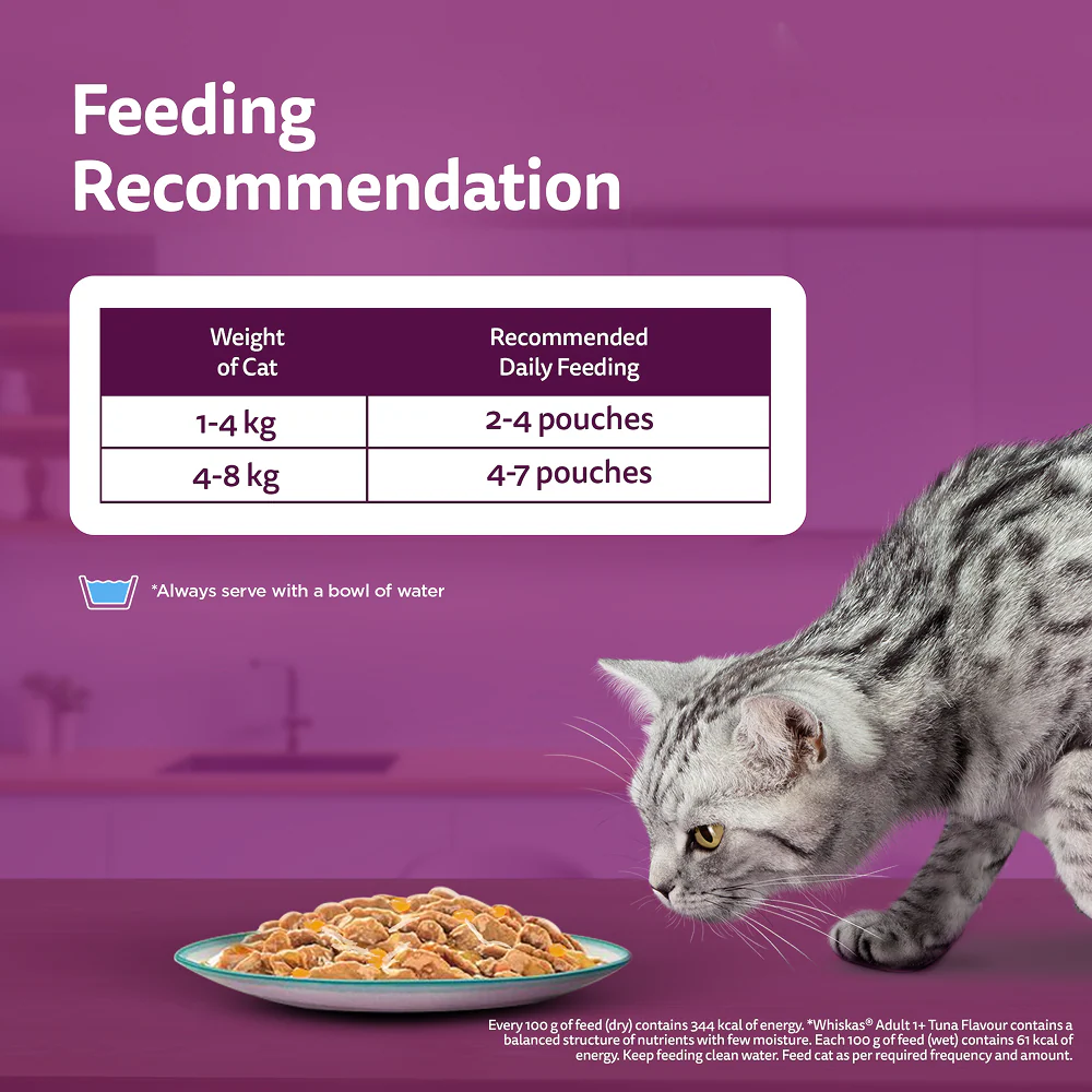 Whiskas Adult Wet Cat Food Combo |Chicken, Tuna & Seafood (Jelly & Gravy) - Image 26