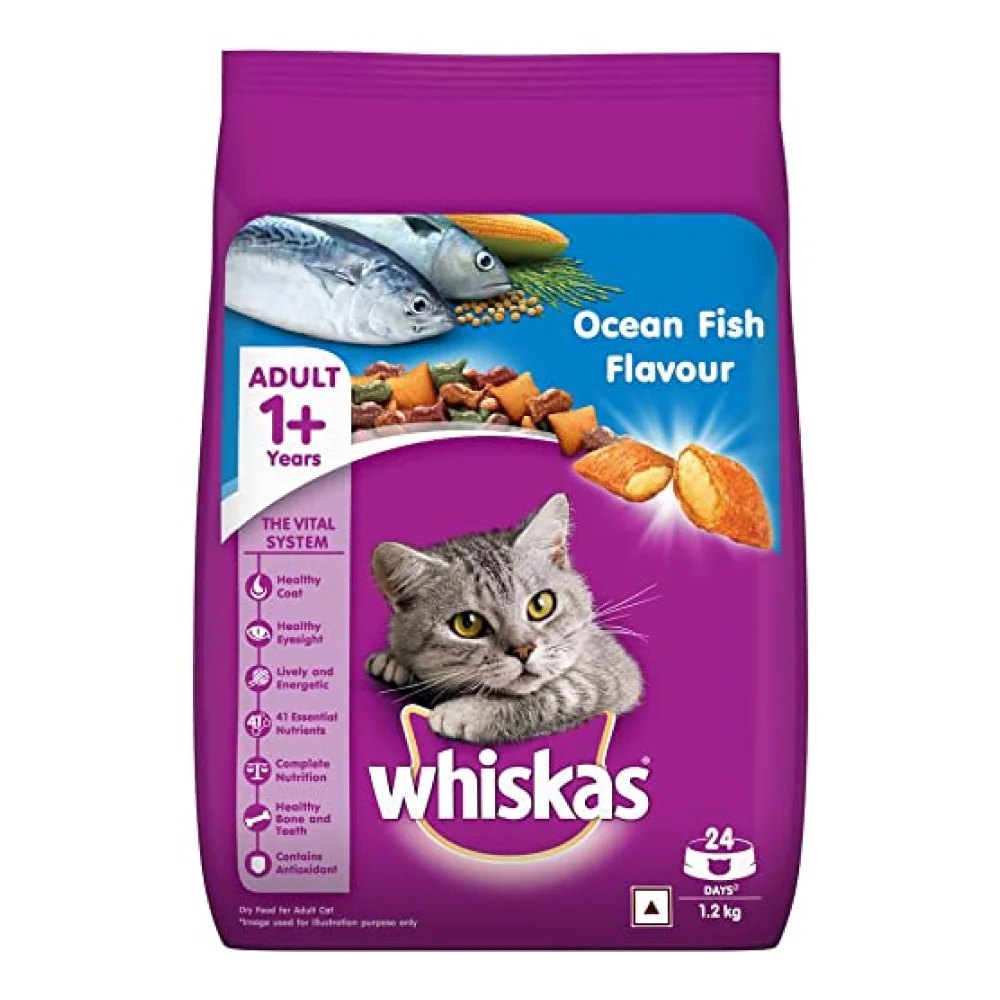 Whiskas Chicken, Ocean Fish and Tuna Flavour Adult Cat Dry Food Combo - Image 13