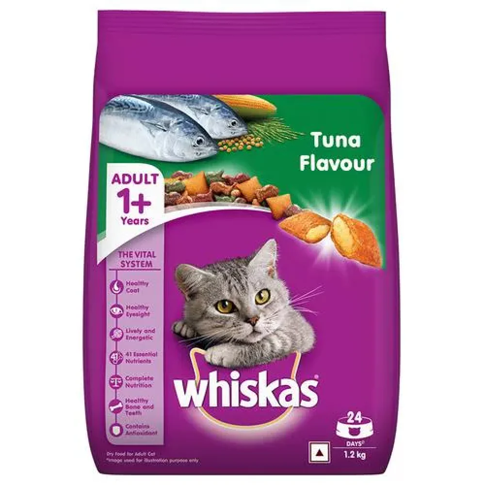 Whiskas Chicken, Ocean Fish and Tuna Flavour Adult Cat Dry Food Combo - Image 8
