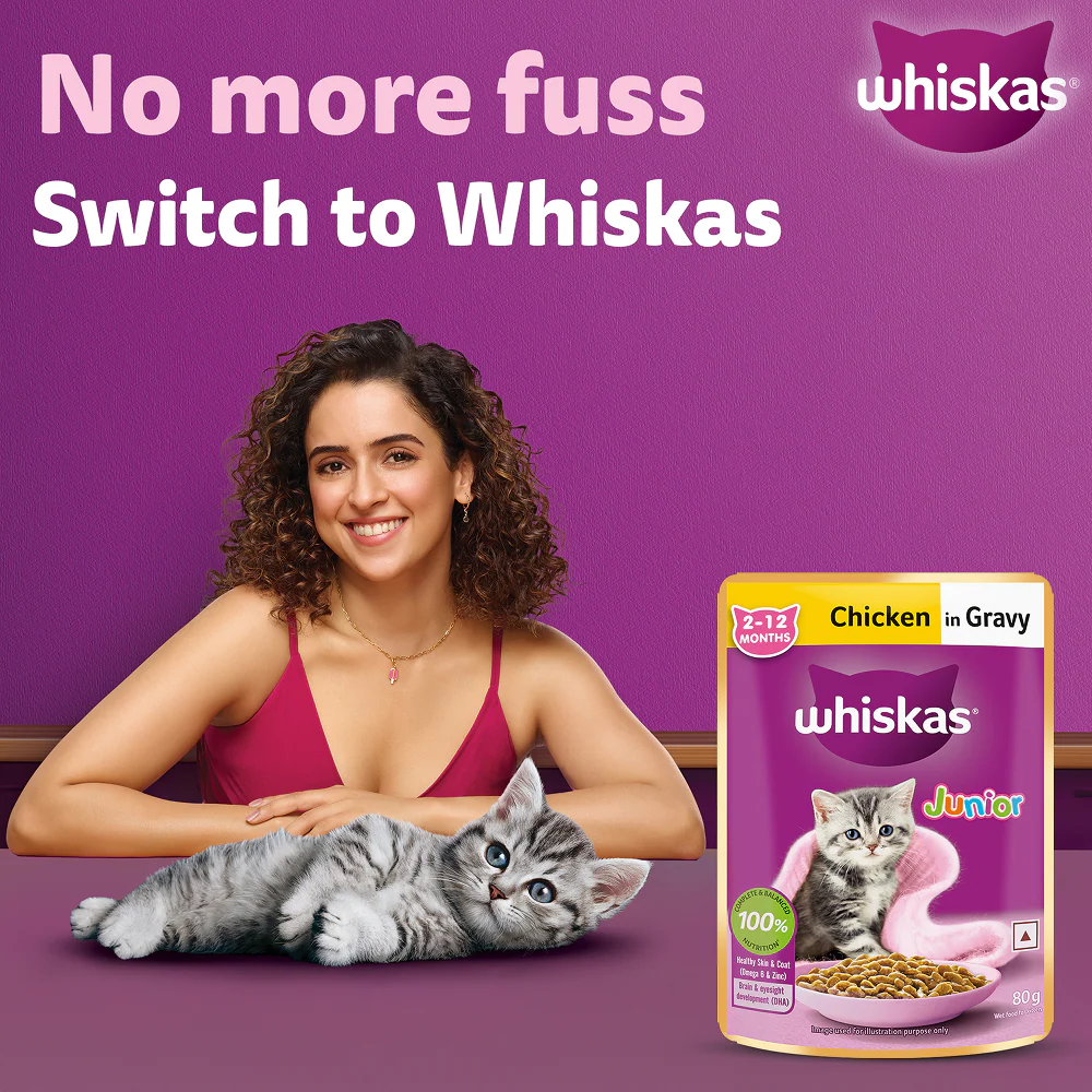 Whiskas Chicken in Gravy Meal Kitten Cat Wet Food - Image 14