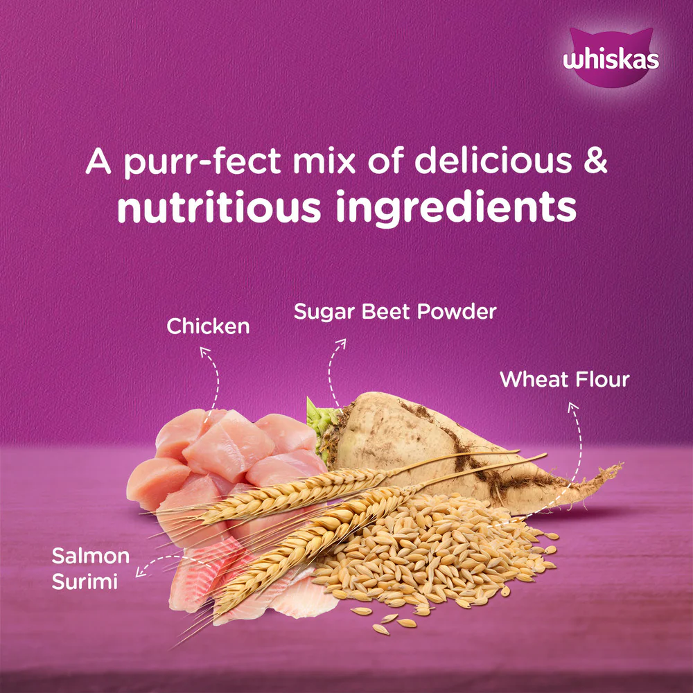Whiskas Chicken with Salmon in Jelly Kitten (2-12 Months) Cat Wet Food - Image 3