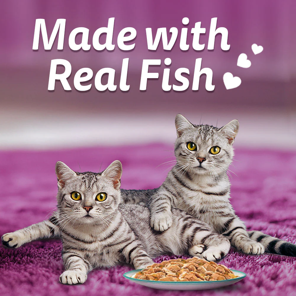 Whiskas Chicken With Salmon Wakame Seaweed in Gravy Tasty Mix Adult Cat Wet Food - Image 15