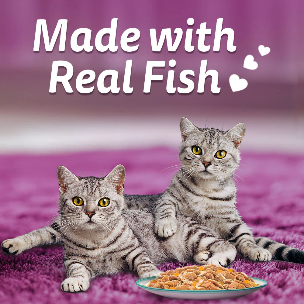 Whiskas Chicken With Tuna And Carrot in Gravy Tasty Mix Adult Cat Wet Food - Image 12